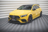 Maxton Design Front Splitter + Flaps V.3 Mercedes-AMG A45 S