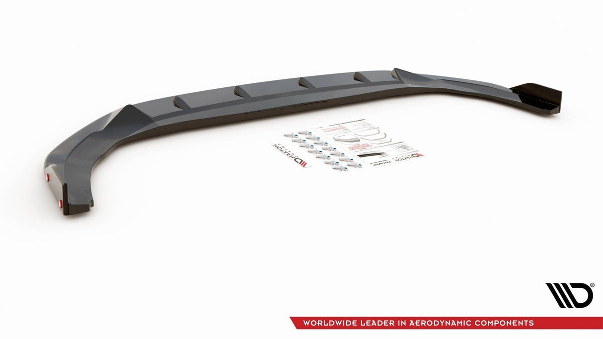 Maxton Design Front Splitter + Flaps V.3 Volkswagen Golf Mk8 GTi / R-Line
