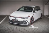 Maxton Design Front Splitter + Flaps V.3 Volkswagen Golf Mk8 GTi / R-Line