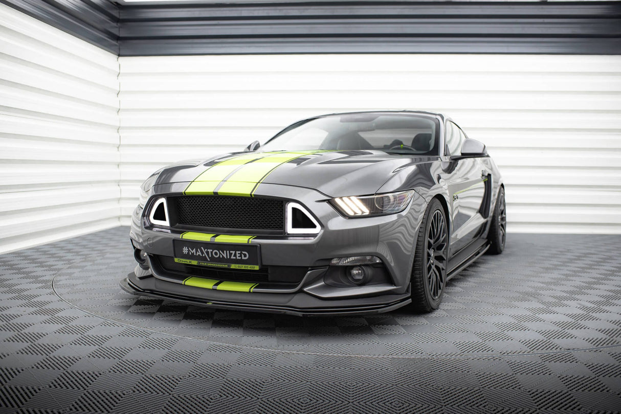 Maxton Design Front Splitter V.1 Ford Mustang MK6 Gt