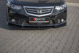 Maxton Design Front Splitter Acura Tsx Cu2 Ffacelift / Honda Accord Viii (Cu Series) Facelift