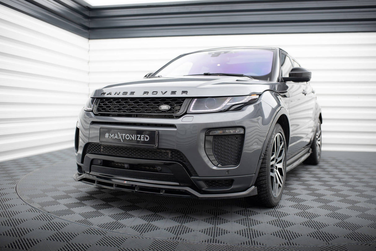 Maxton Design Front Splitter Land Rover Range Rover Evoque MK1 Facelift