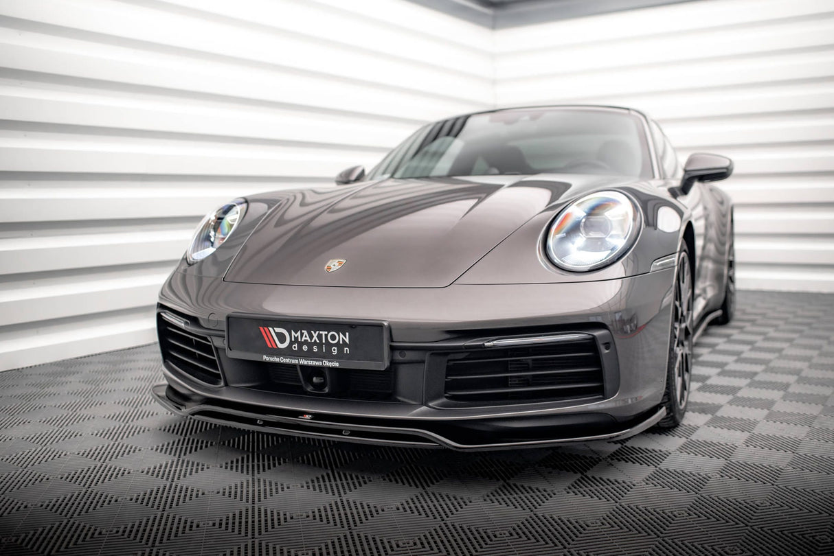 Maxton Design Front Splitter Porsche 911 Carrera 4S 992
