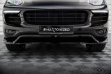 Maxton Design Front Splitter Porsche Cayenne Mk2 Facelift
