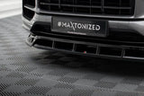 Maxton Design Front Splitter Porsche Cayenne SUV / Coupe Mk3 Facelift