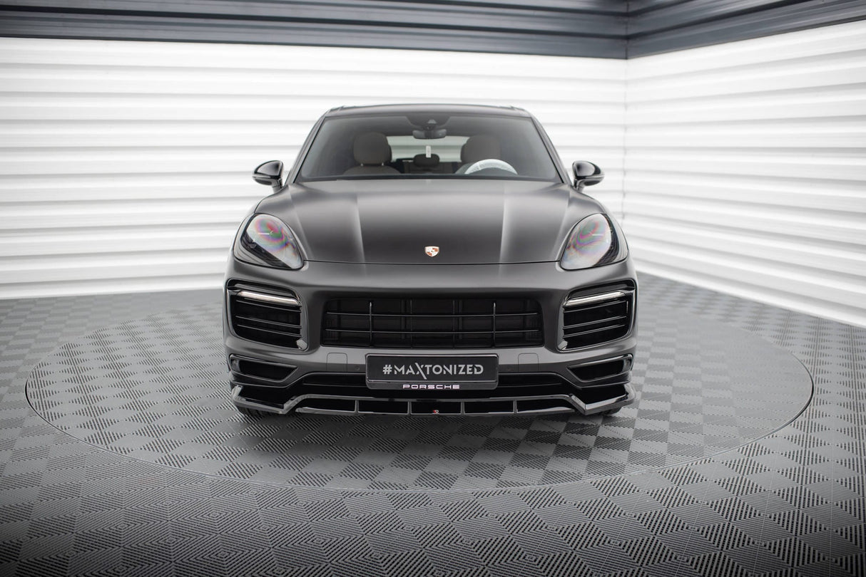 Maxton Design Front Splitter Porsche Cayenne Sport Design Mk3
