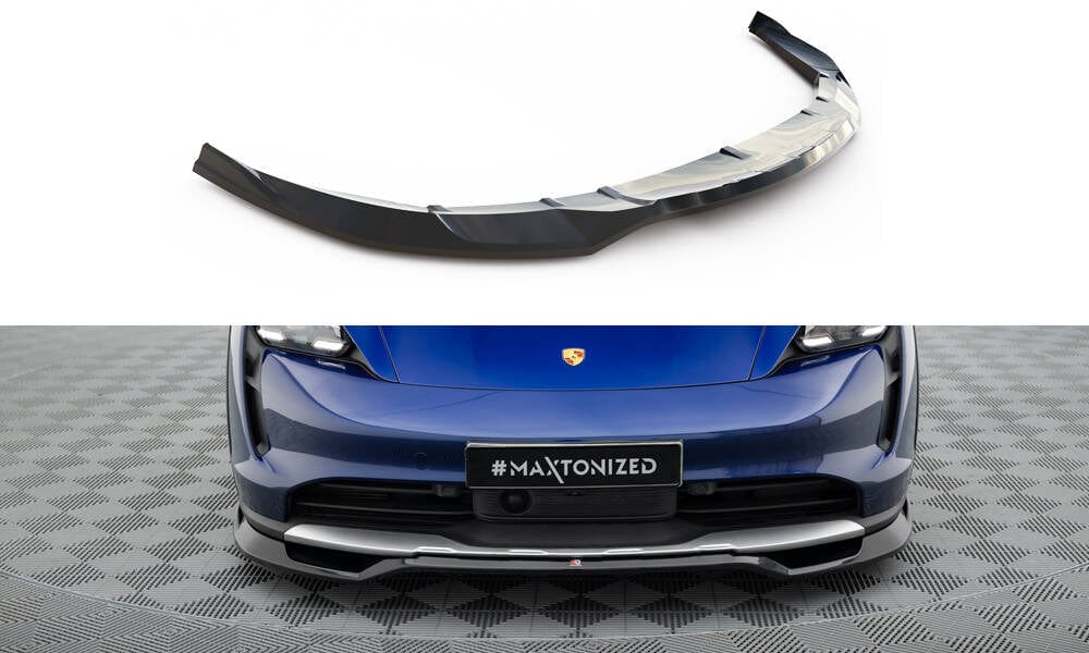Maxton Design Front Splitter Porsche Taycan Cross Turismo 4S