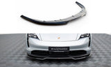 Maxton Design Front Splitter Porsche Taycan / Taycan 4 / Taycan 4S / Taycan GTS Mk1