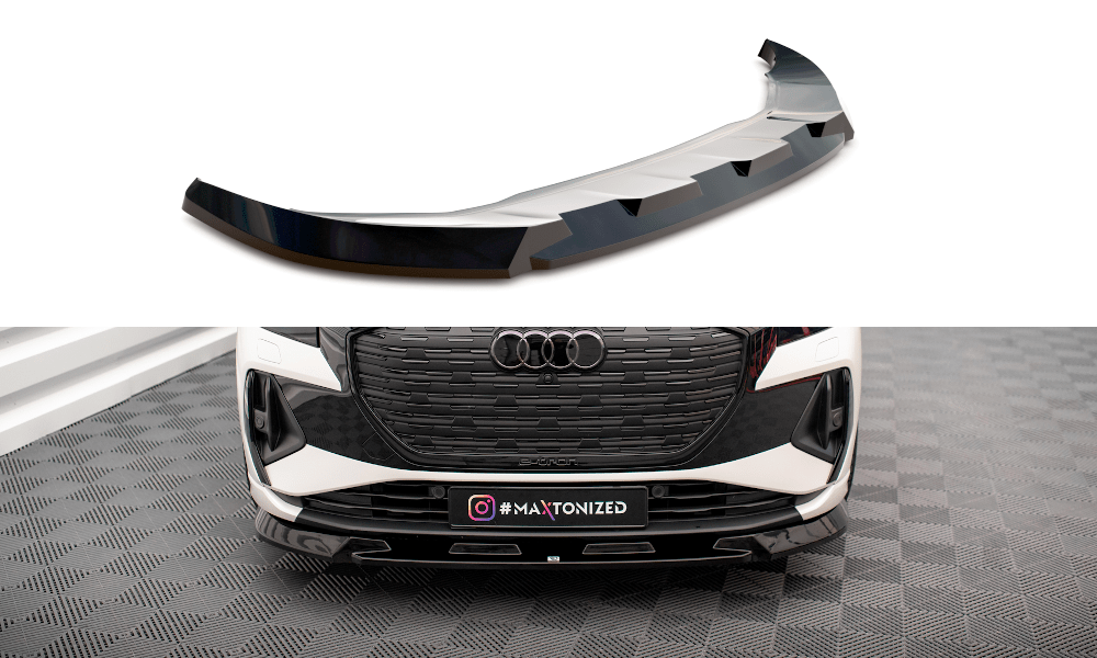 Maxton Design Front Splitter V.1 Audi Q4 E-Tron Sportback Mk1