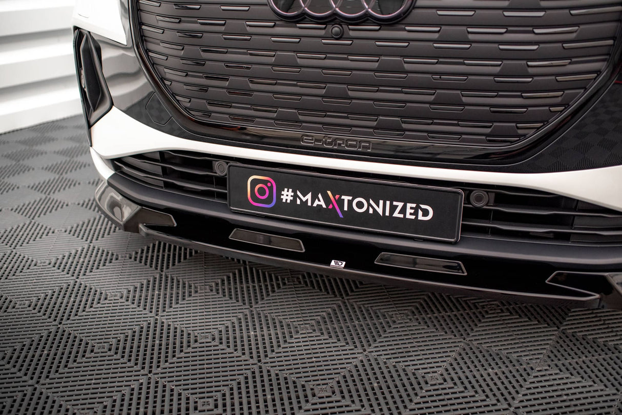 Maxton Design Front Splitter V.1 Audi Q4 E-Tron Sportback Mk1