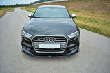 Maxton Design Front Splitter V.1 Audi S3 / A3 S-Line 8V FL