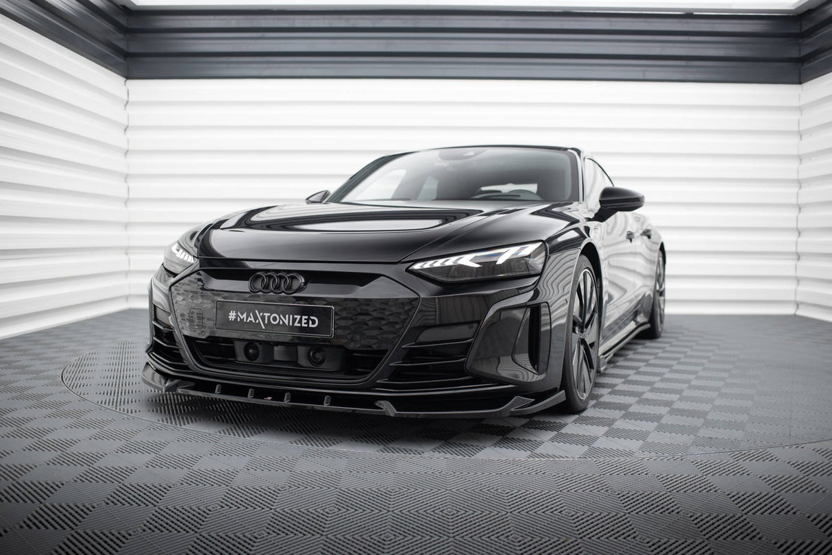 Maxton Design Front Splitter V.1 Audi E-Tron GT / Rs GT Mk1