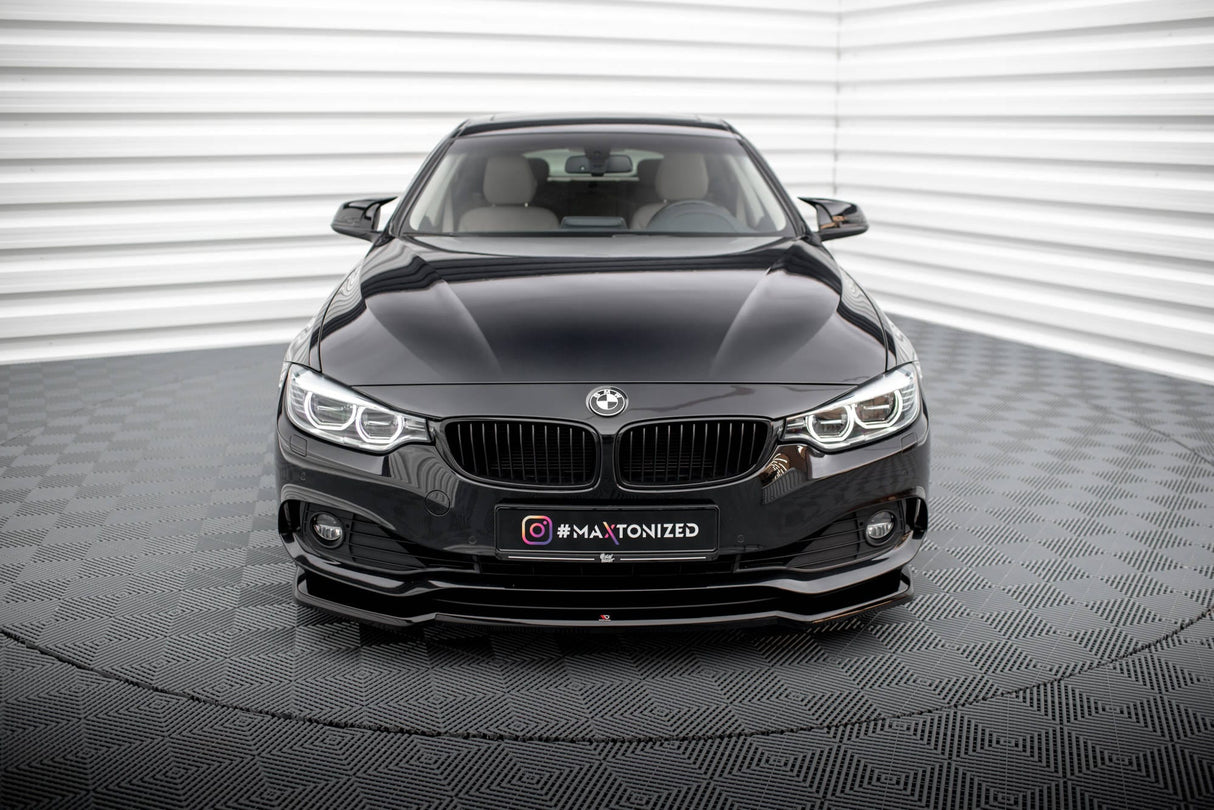 Maxton Design Front Splitter V.1 BMW 4 Coupe / Gran Coupe / Cabrio F32 / F36 / F33