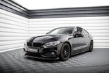 Maxton Design Front Splitter V.1 BMW 4 Coupe / Gran Coupe / Cabrio F32 / F36 / F33