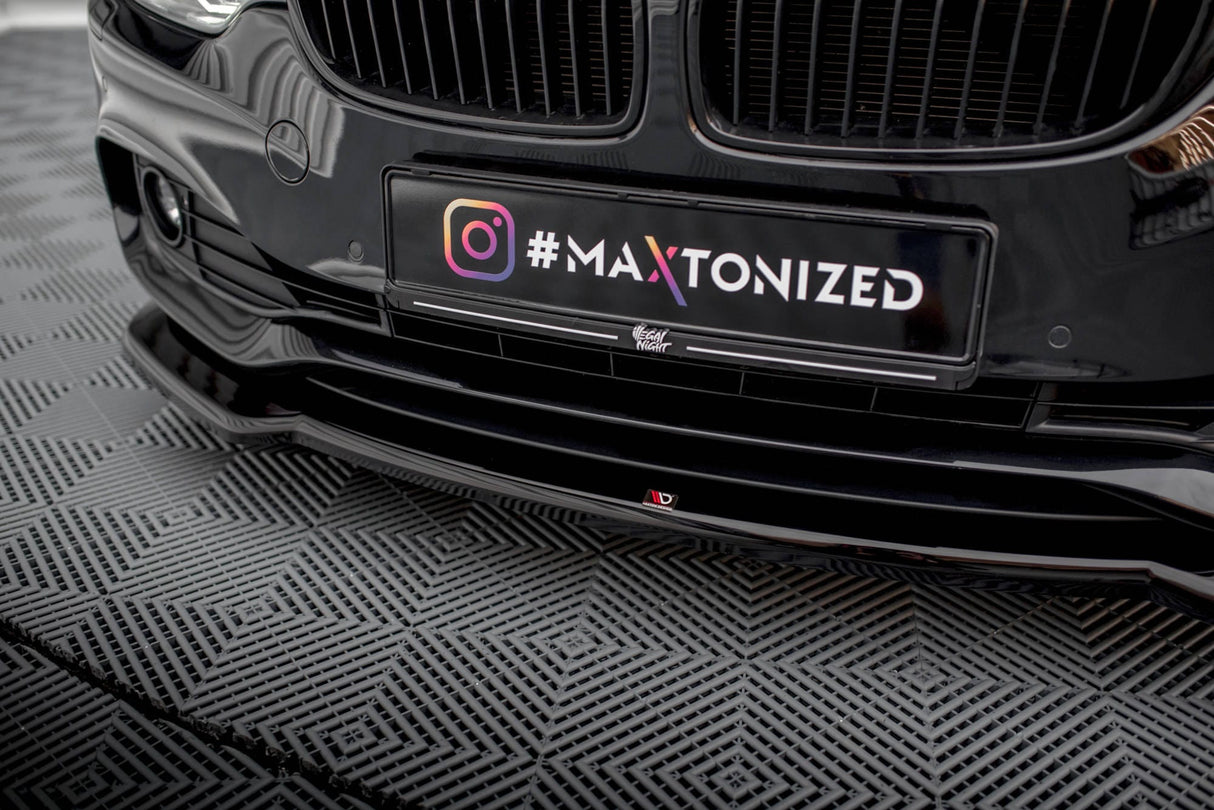 Maxton Design Front Splitter V.1 BMW 4 Coupe / Gran Coupe / Cabrio F32 / F36 / F33