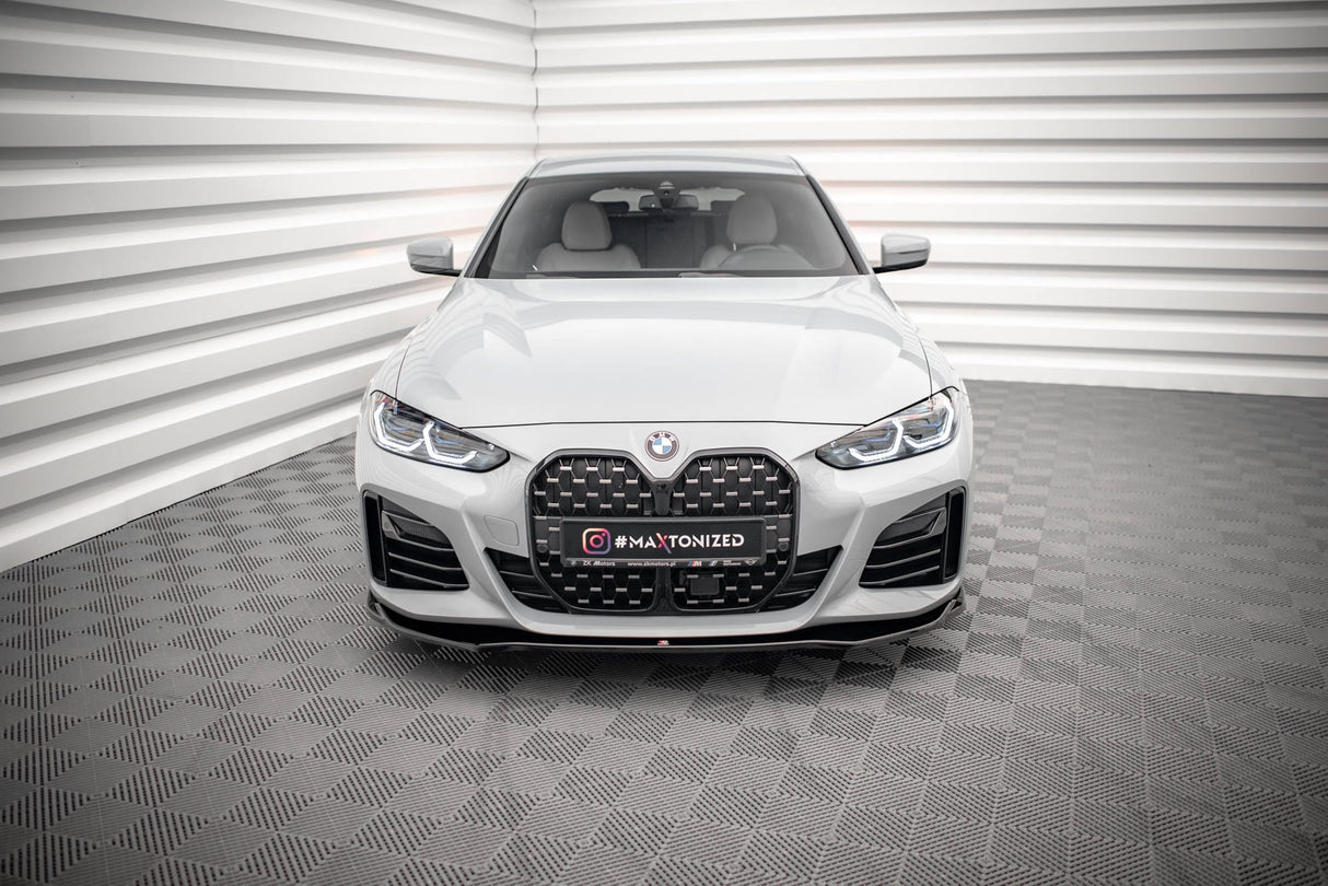 Maxton Design Front Splitter V.1 BMW 4 / I4 Gran Coupe M-Pack G26