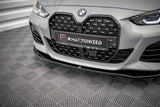 Maxton Design Front Splitter V.1 BMW 4 / I4 Gran Coupe M-Pack G26