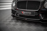 Maxton Design Front Splitter V.1 Bentley Continental Gt V8 S MK2