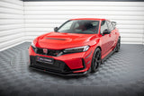 Maxton Design Front Splitter V.1 + Flaps Honda Civic Type-R Mk 11