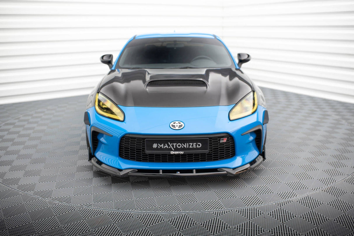 Maxton Design Front Splitter V.1 + Flaps Toyota Gr86 MK1