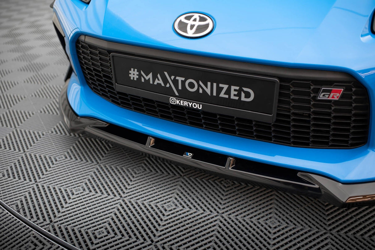 Maxton Design Front Splitter V.1 + Flaps Toyota Gr86 MK1