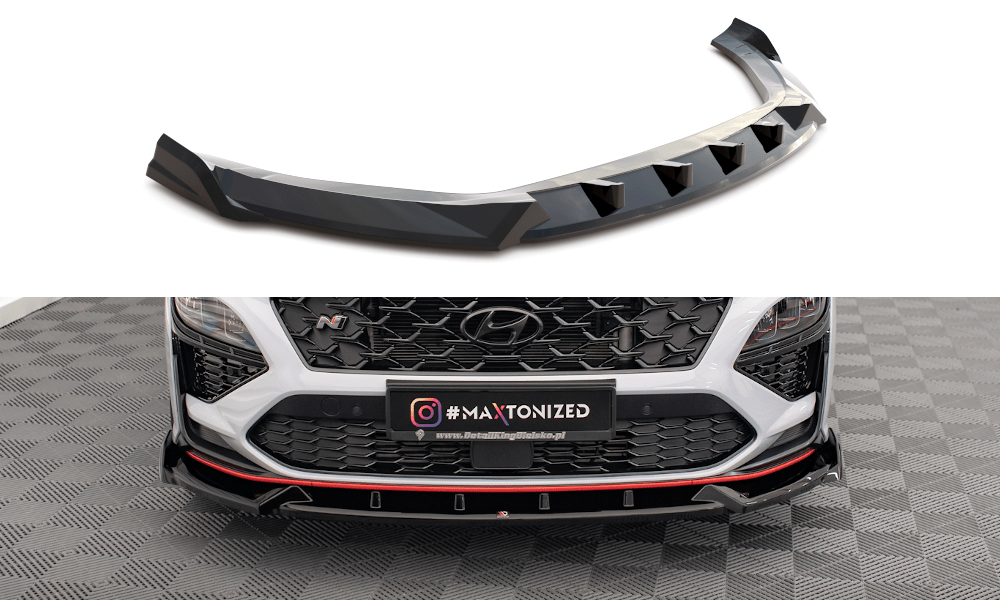 Maxton Design Front Splitter V.1 Hyundai Kona N MK2