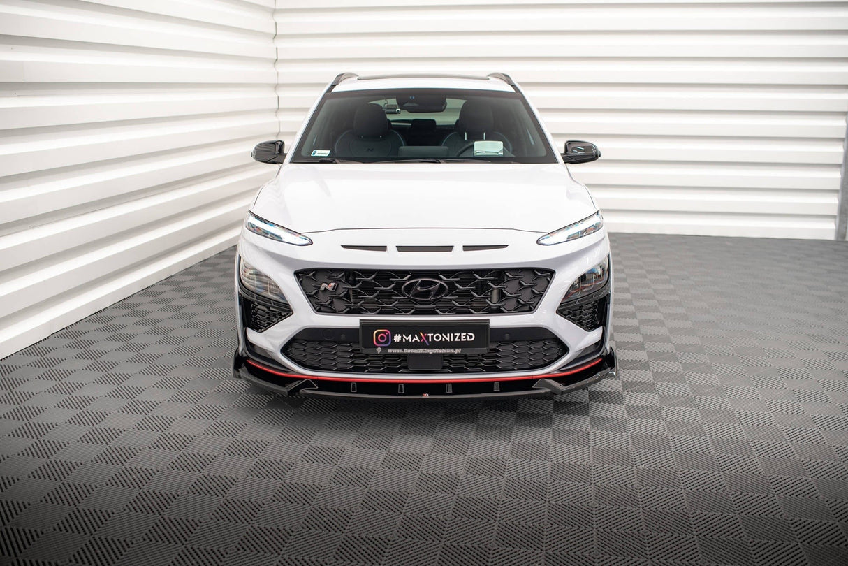 Maxton Design Front Splitter V.1 Hyundai Kona N MK2