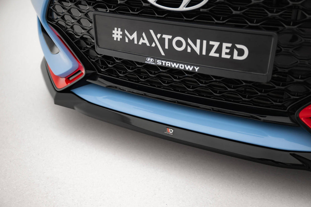 Maxton Design Front Splitter V.1 Hyundai Veloster N MK2