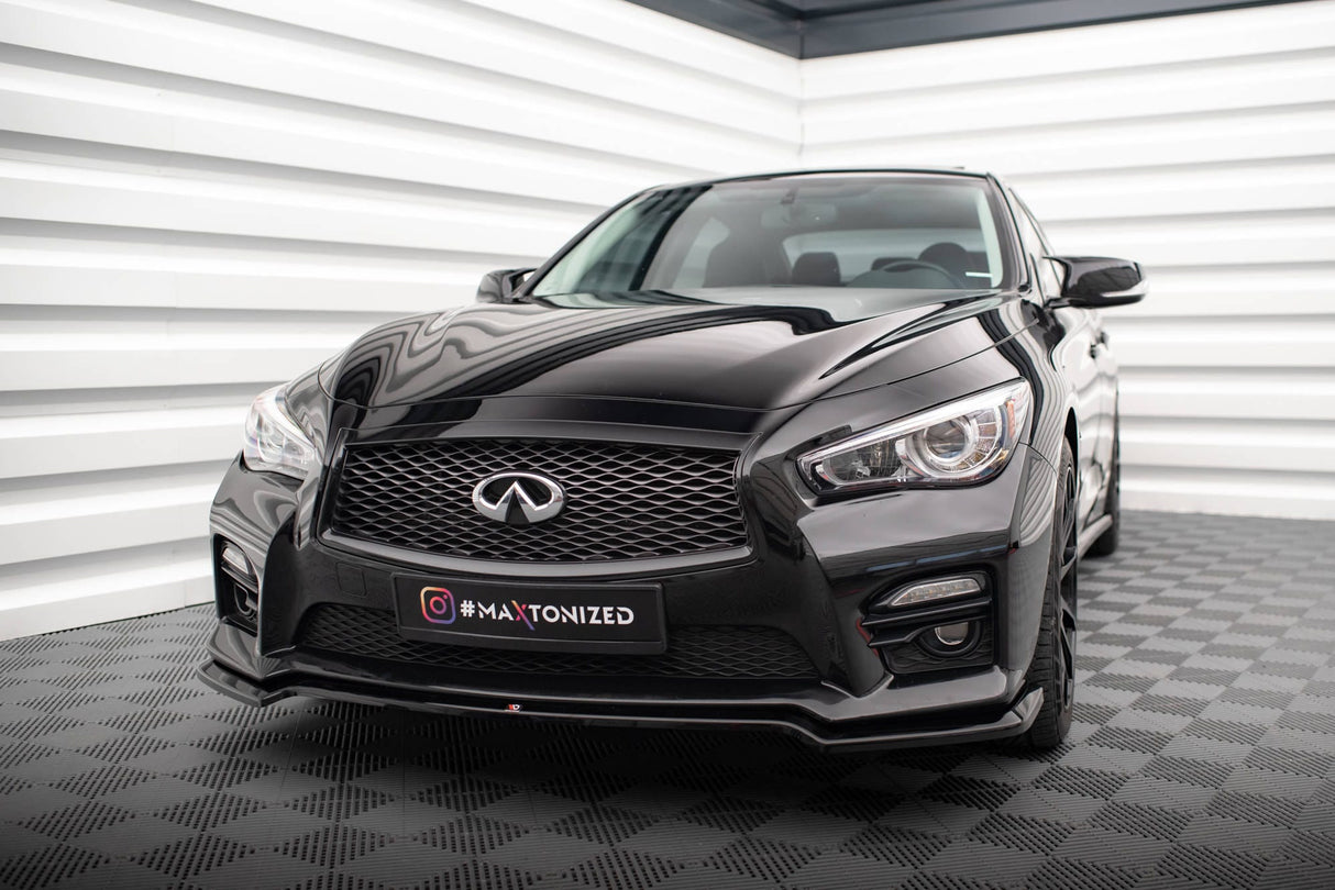 Maxton Design Front Splitter V.1 Infiniti Q50 S Mk1