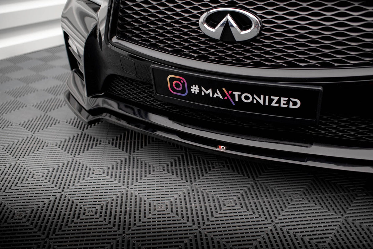 Maxton Design Front Splitter V.1 Infiniti Q50 S Mk1