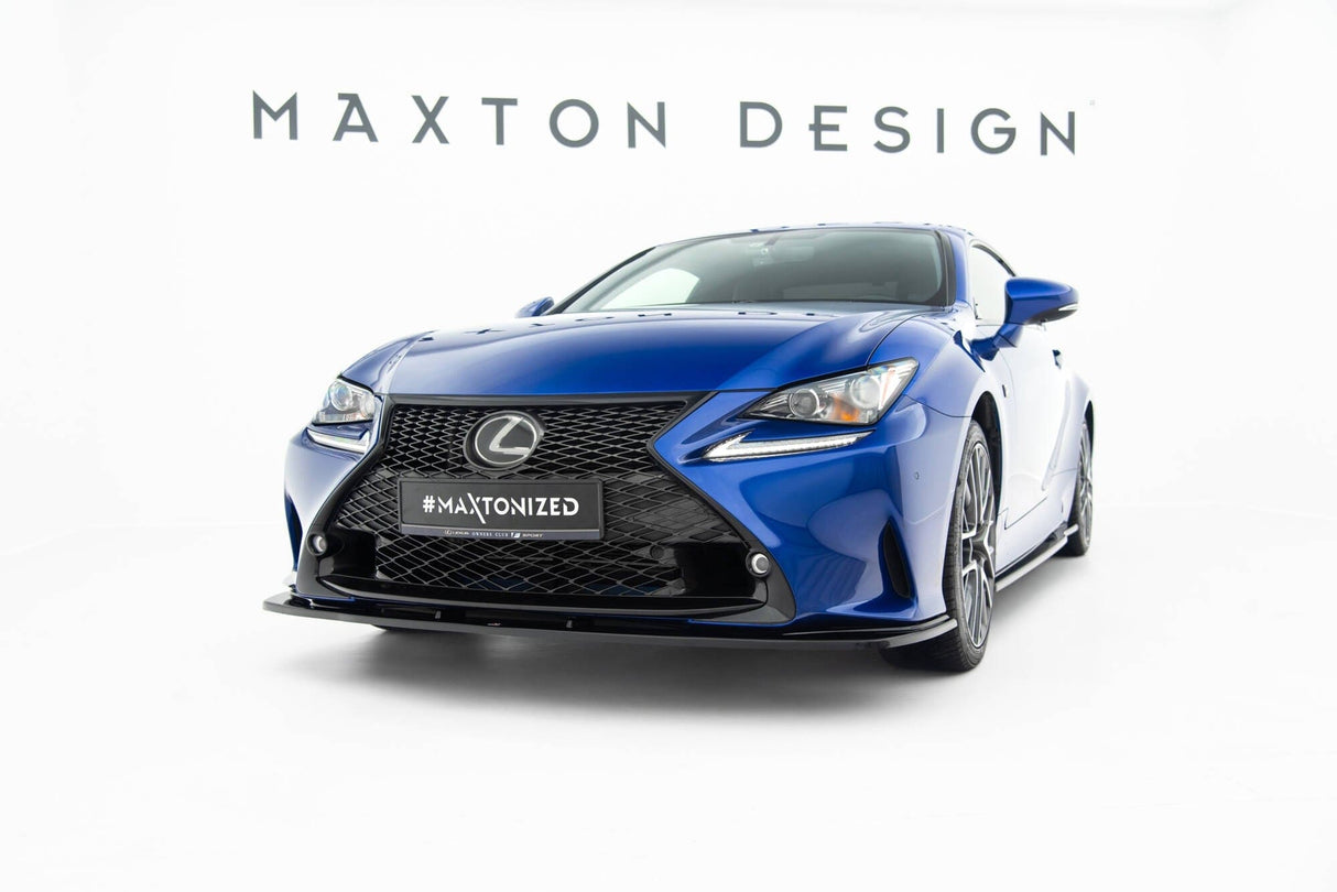 Maxton Design Front Splitter V.1 Lexus Rc