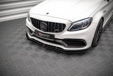 Maxton Design Front Splitter V.1 Mercedes-AMG C63 Coupe C205 Facelift