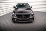 Maxton Design Front Splitter V.1 Mercedes-Benz C AMG Line / Coupe W205 / C205 Facelift