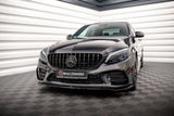 Maxton Design Front Splitter V.1 Mercedes-Benz C AMG Line / Coupe W205 / C205 Facelift
