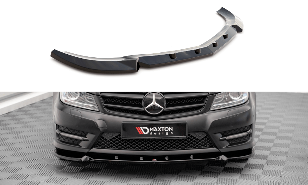 Maxton Design Front Splitter V.1 Mercedes-Benz C Coupe AMG-Line C204