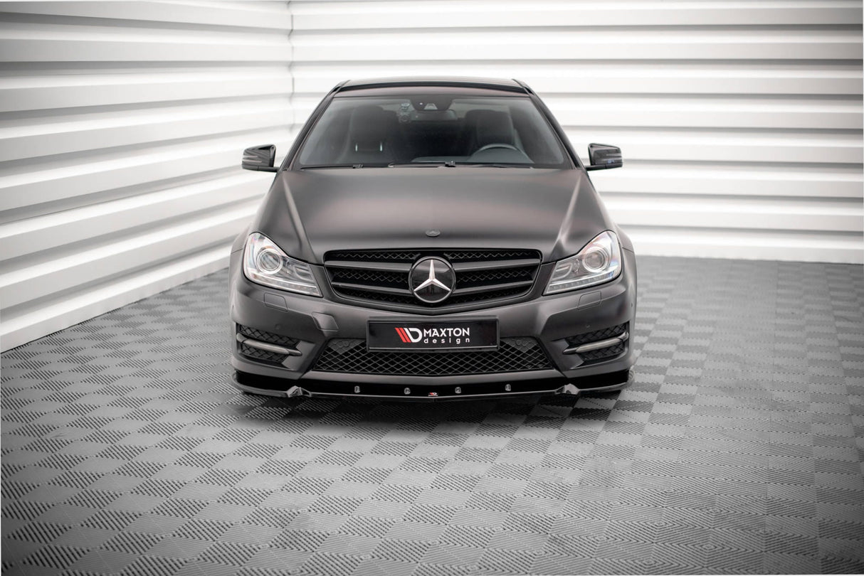 Maxton Design Front Splitter V.1 Mercedes-Benz C Coupe AMG-Line C204