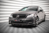 Maxton Design Front Splitter V.1 Mercedes-Benz C Coupe AMG-Line C204