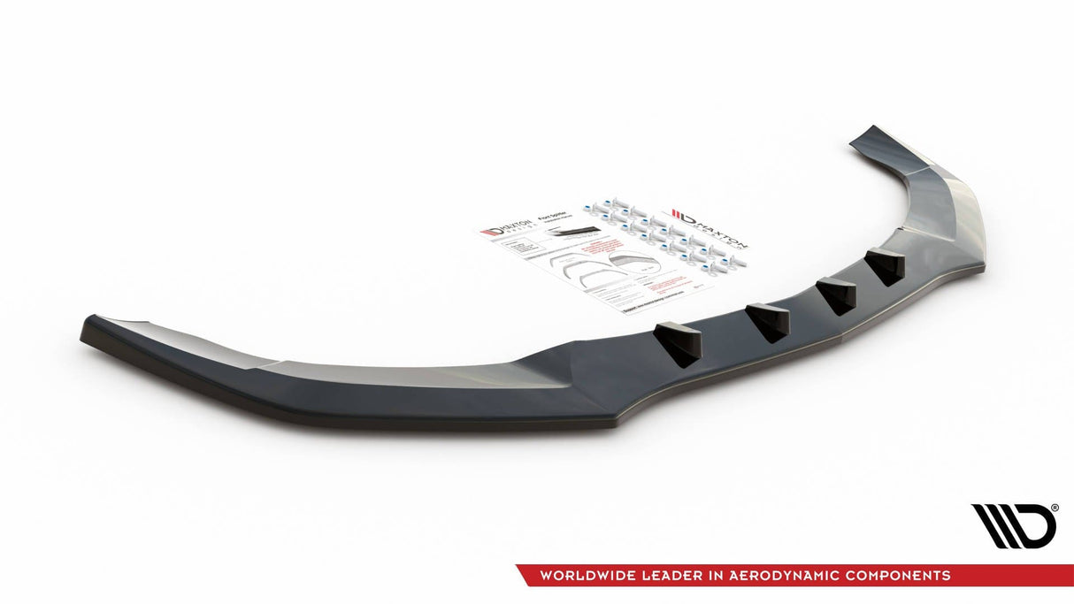 Maxton Design Front Splitter V.1 Mercedes-Benz E AMG-Line Sedan W212 Facelift