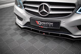 Maxton Design Front Splitter V.1 Mercedes-Benz E AMG-Line Sedan W212 Facelift