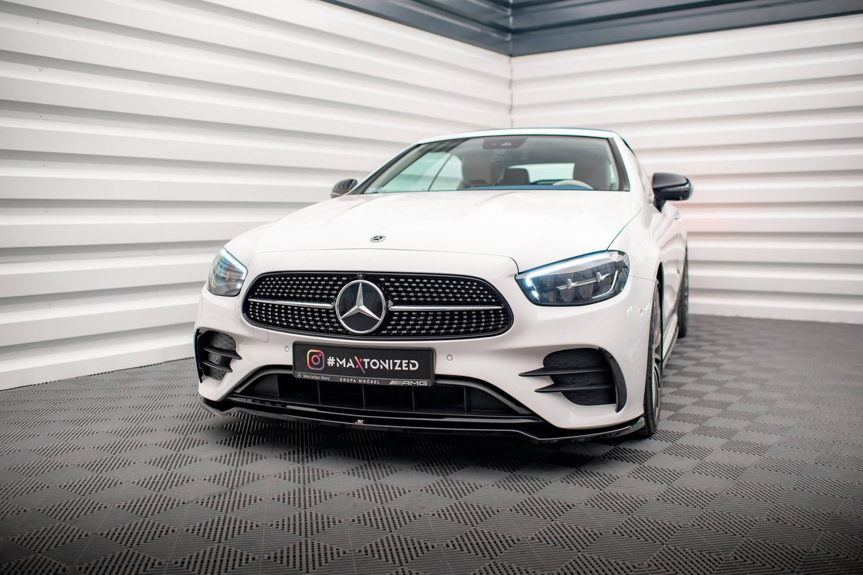 Maxton Design Front Splitter V.1 Mercedes-Benz E-Class W213 Coupe (C238) / Cabriolet (A238) AMG-Line / 53 AMG