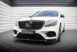 Maxton Design Front Splitter V.1 Mercedes-Benz S AMG-Line W222 Facelift