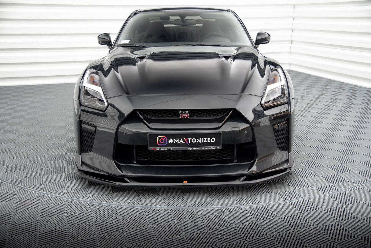 Maxton Design Front Splitter V.1 Nissan Gtr R35 Facelift