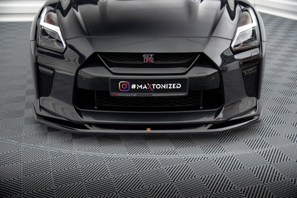 Maxton Design Front Splitter V.1 Nissan Gtr R35 Facelift