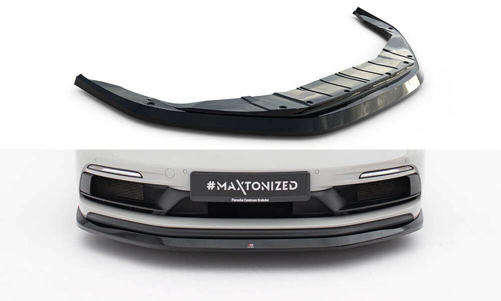 Maxton Design Front Splitter V.1 Porsche 718 Cayman GTS 982C