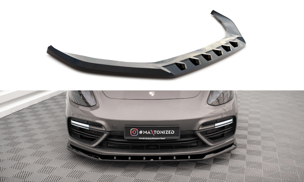 Maxton Design Front Splitter V.1 Porsche Panamera Turbo S E-Hybrid 971