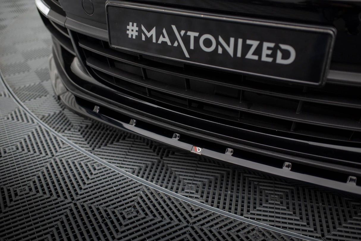 Maxton Design Front Splitter V.1 Porsche Panamera E-Hybrid 971