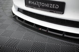 Maxton Design Front Splitter V.1 Tesla Model S Plaid MK1 Facelift