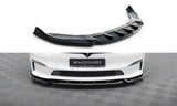 Maxton Design Front Splitter V.1 Tesla Model S Plaid MK1 Facelift