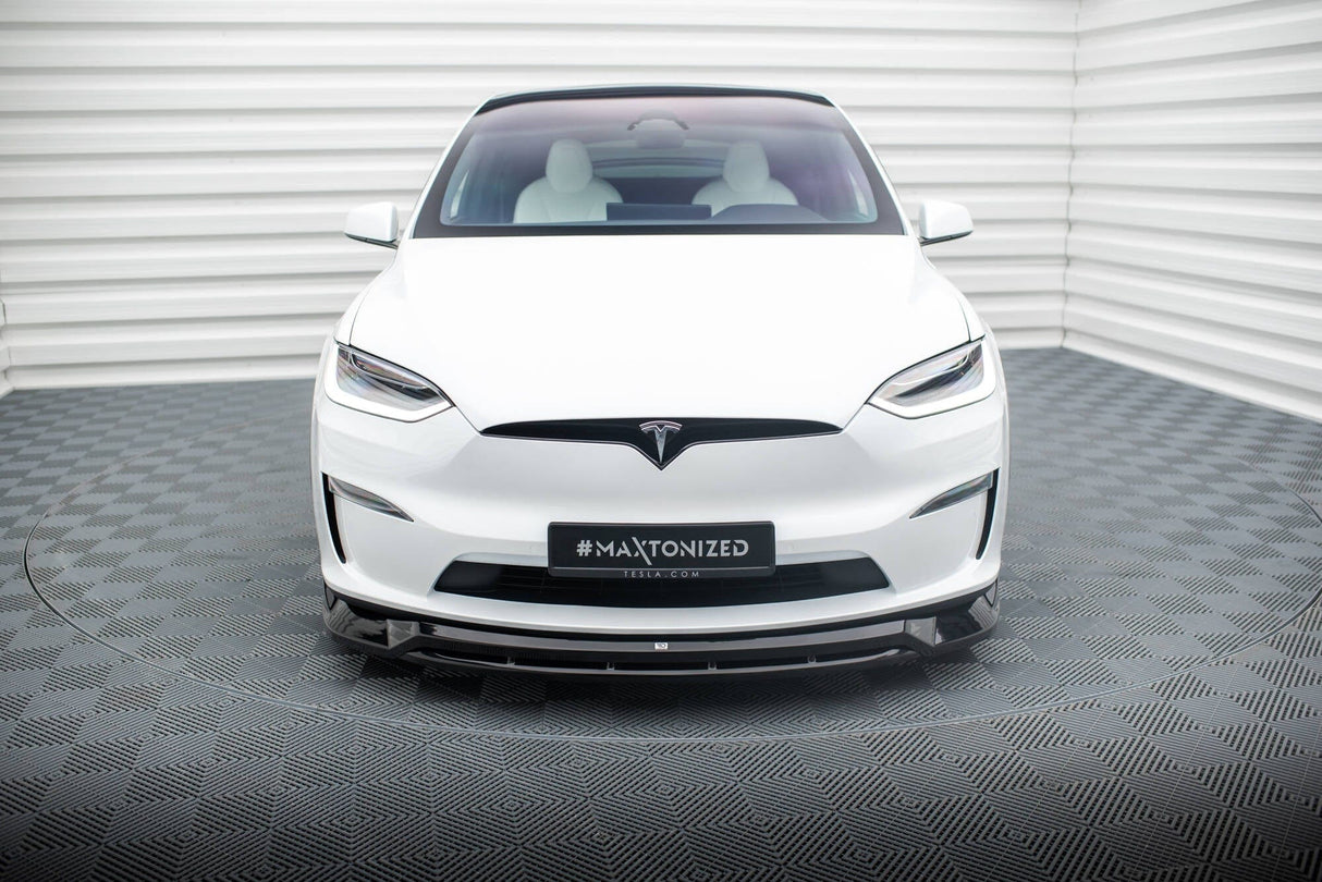 Maxton Design Front Splitter V.1 Tesla Model X MK1 Facelift