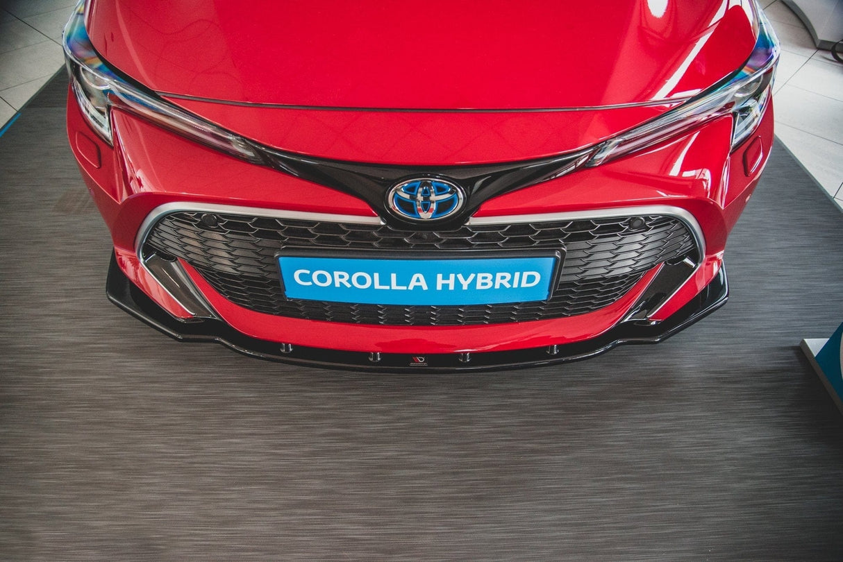 Maxton Design Front Splitter V.1 Toyota Corolla Hatchback MK12